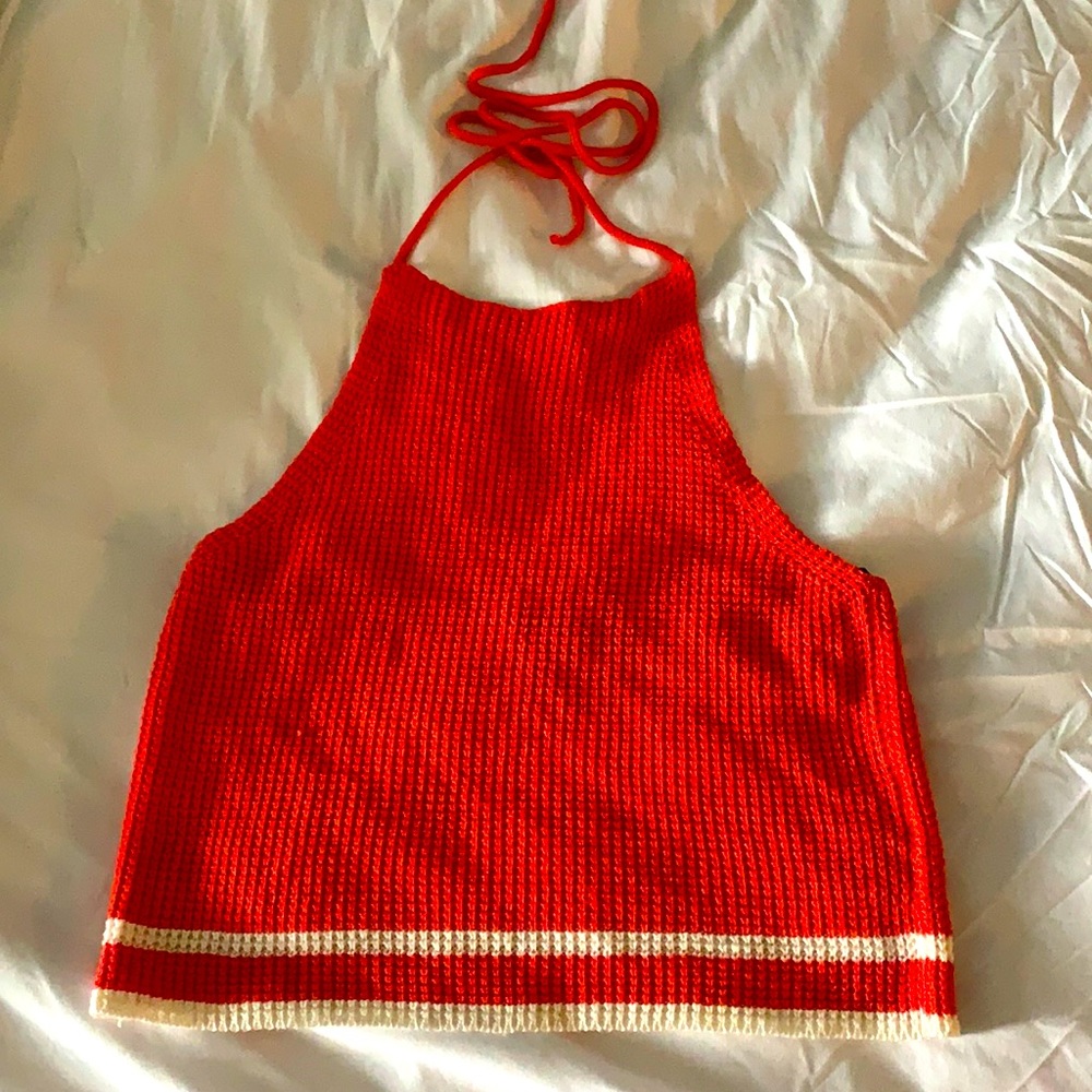 Forever 21 halter top in orange ! Super cute